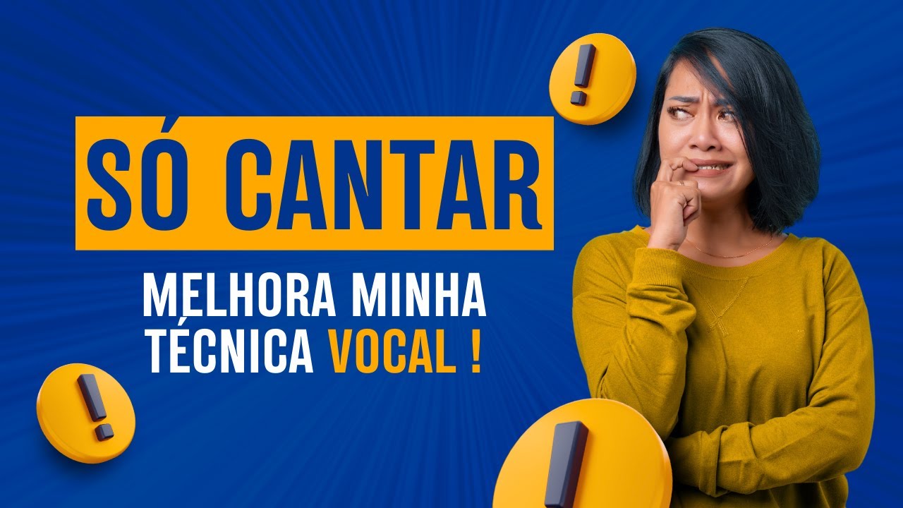 AULA DE CANTO - SÓ CANTAR MÚSICAS AJUDA NA TÉCNICA VOCAL!