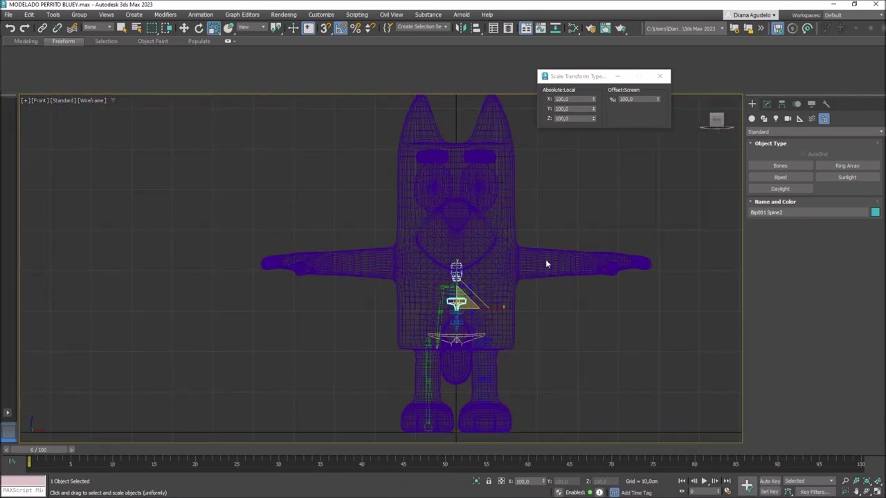 CURSO 3DS MAX 2023: ESQUELETO BÁSICO 