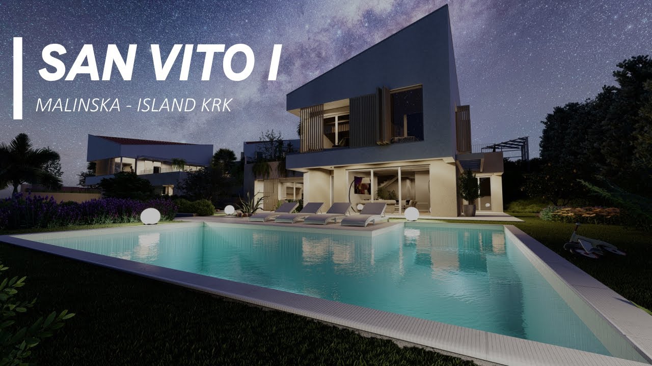 SAN VITO I / LUXURY RESORT / MALINSKA - ISLAND KRK / 3D VISUALIZATION / KALVISIO 3D STUDIO