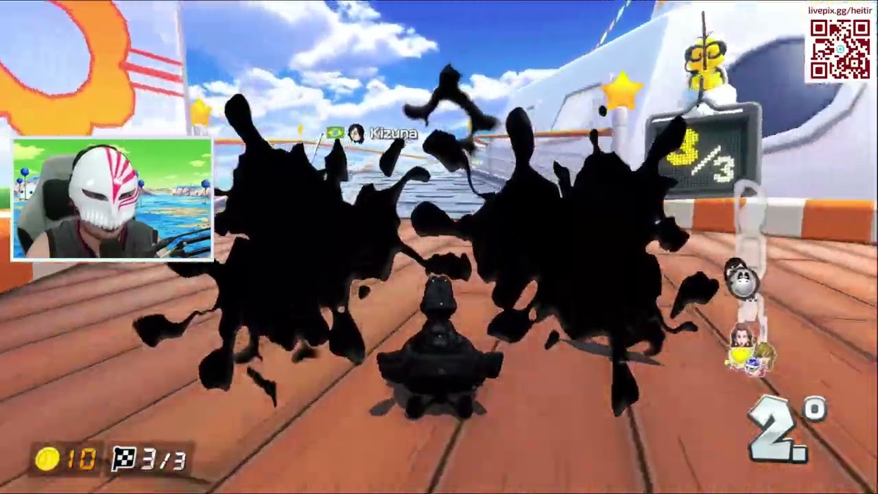 Heitir e amigos jogando Mario Kart 8 #6