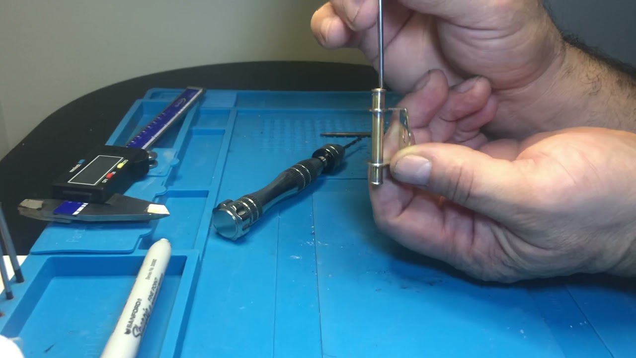 Part 4 Building a brass slot car chassis checking axle fitment