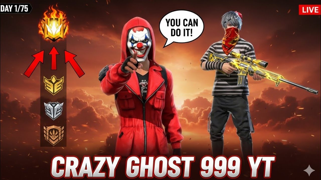 @CRAZY_GHOST___999YT☠️ is #live Lokesh gamer live #a chuke hain Ajju bhai live# per a chuke  stream