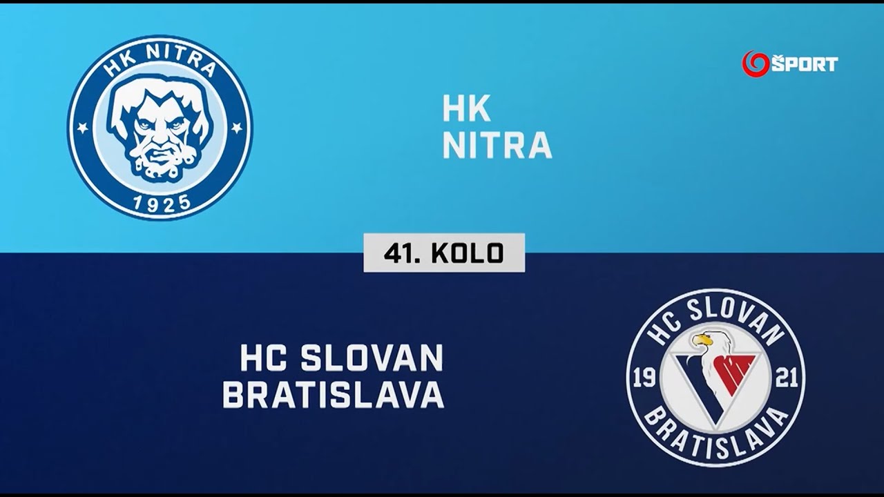 41. kolo: HK Nitra – HC Slovan Bratislava 3:2 sn (HIGHLIGHTY)
