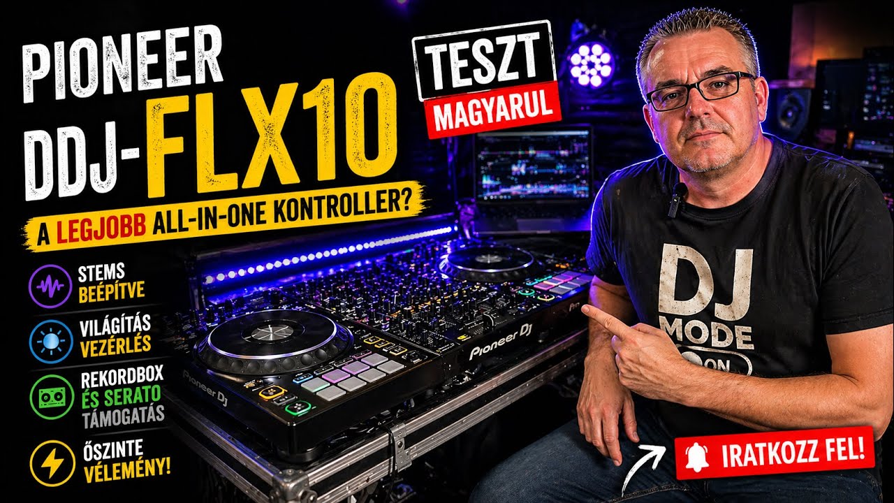 🔥 Pioneer DDJ-FLX10 Teszt Magyarul 🎧 | A Legjobb All-in-One Kontroller? 💥