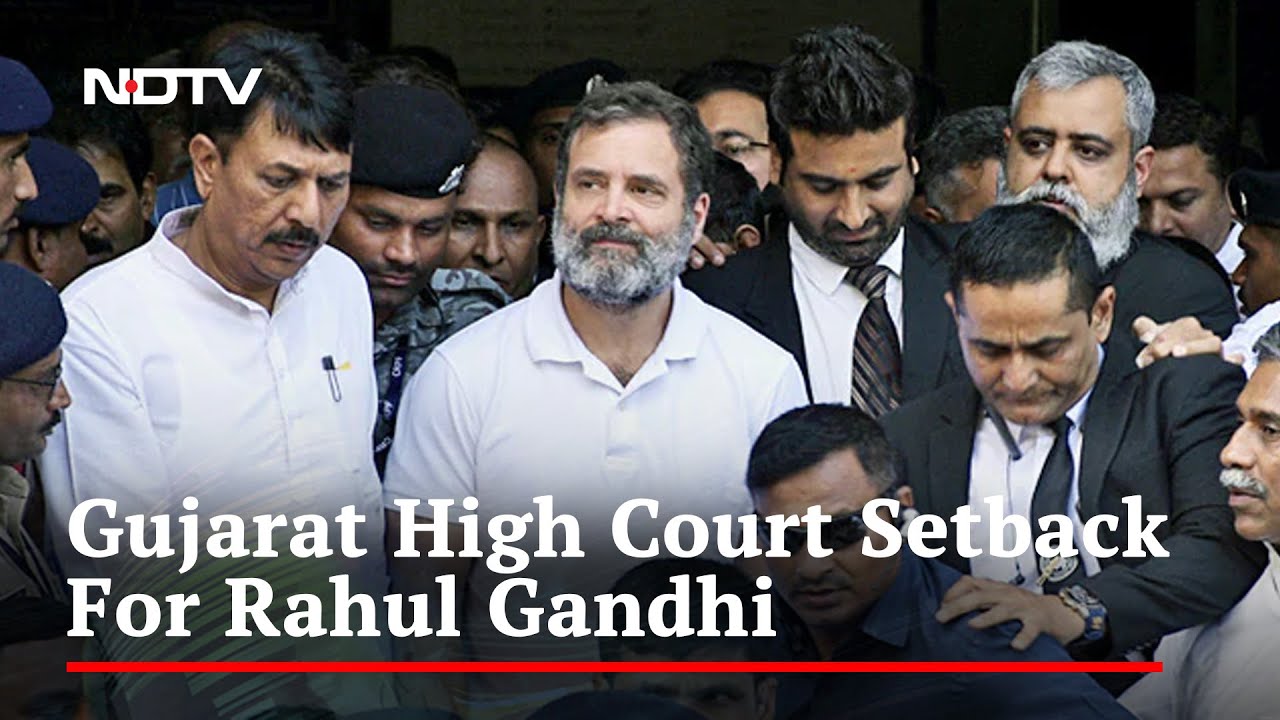 High Court Setback For Rahul Gandhi In Modi Surname Case