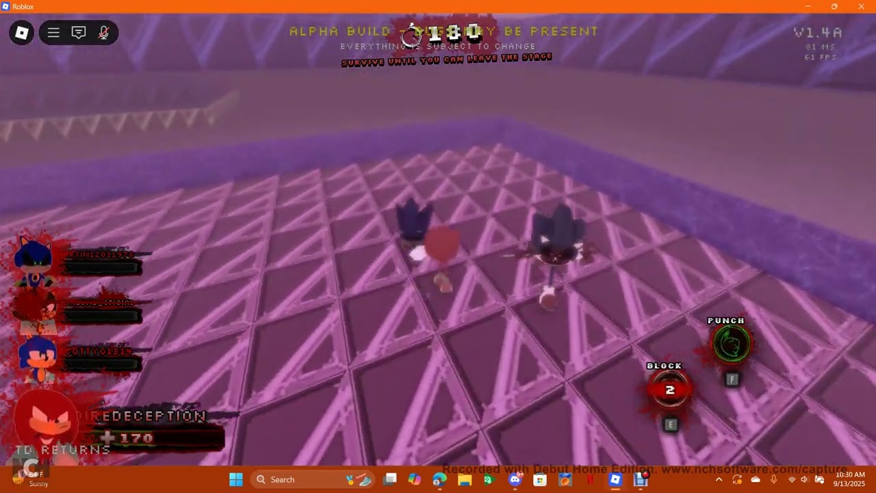 knuckles solo and gameplay (not perfect, downed near ring)