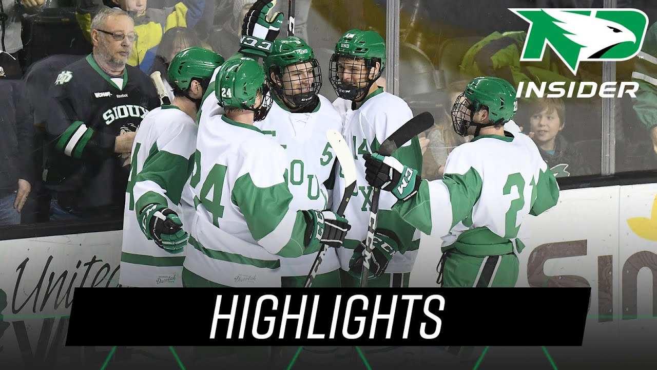 North Dakota vs. U.S. Under-18 team | Highlights | UND Hockey | 12/29/18