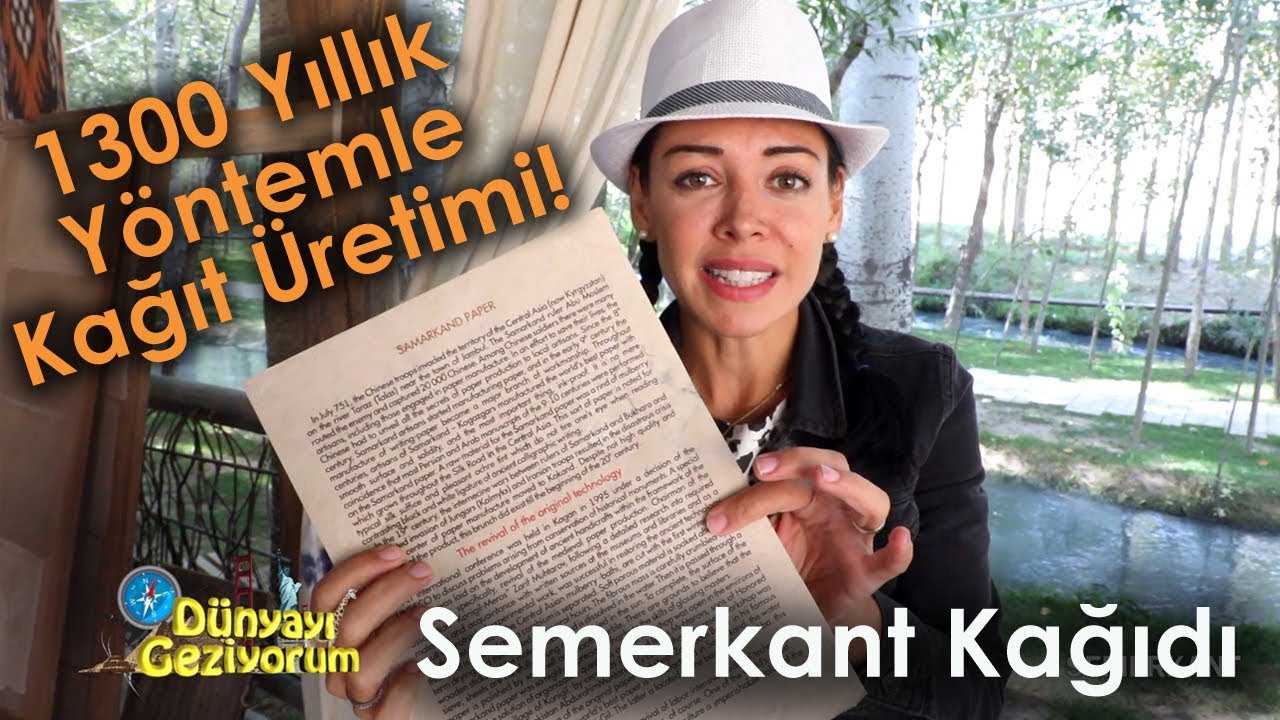 1300 Yıl Önceki Yöntemle Kağıt Üretimi! | Semerkant Kağıdı