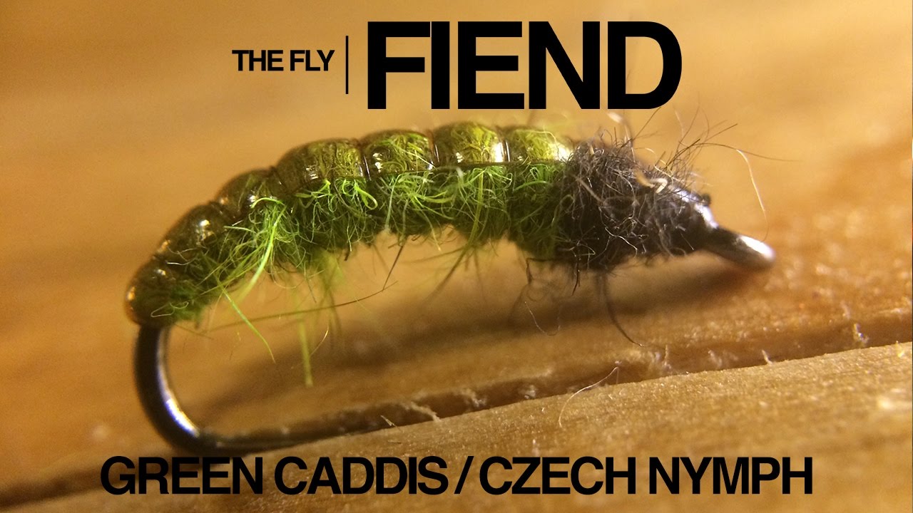 Green Caddis/Czech Nymph Fly Tying Tutorial | The Fly Fiend.