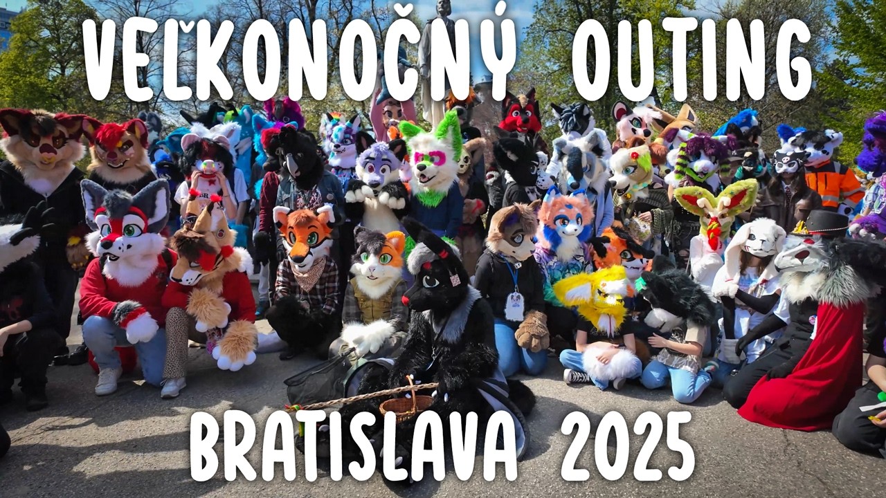 Veľkonočný Fursuit Outing Bratislava 2025