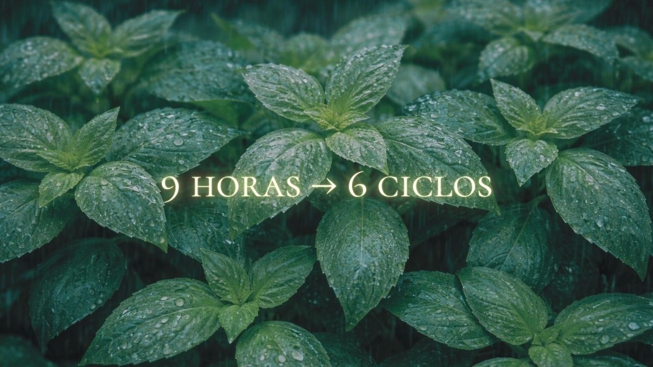 Tu Cerebro Se Relaja con Esta Lluvia 🌧️ 6 Ciclos | Pantalla Negra