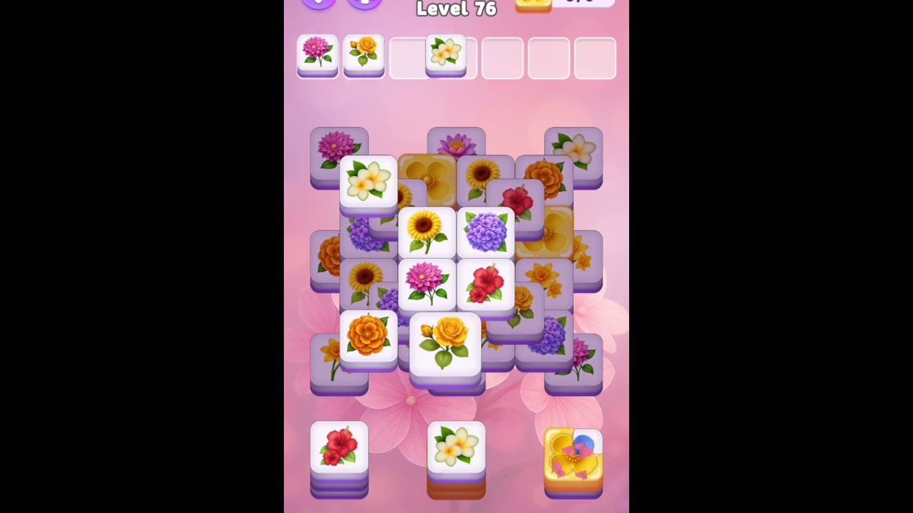 “Tile Blossom Level 76 🌸 Can You Beat This Tricky Puzzle?”