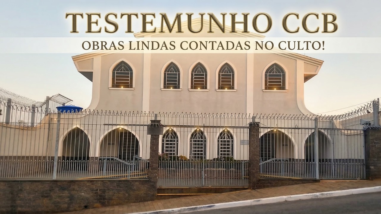 OBRAS LINDAS CONTANDAS NO CULTO #ccb #testemunho #testemunhoS