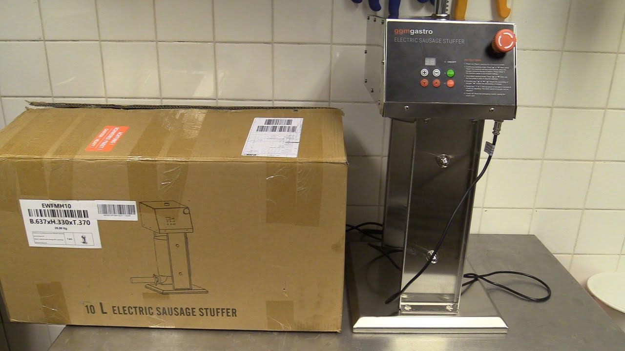Wurstf&uuml;ller Elektrisch 10 Liter GGM Gastro. Kurz vorgestellt