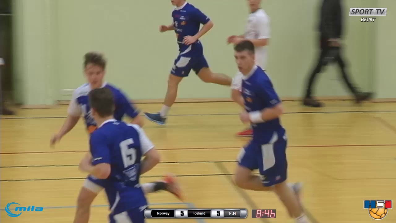 Handbolti.U21 landsleikur Norway - Iceland 10.01.2015