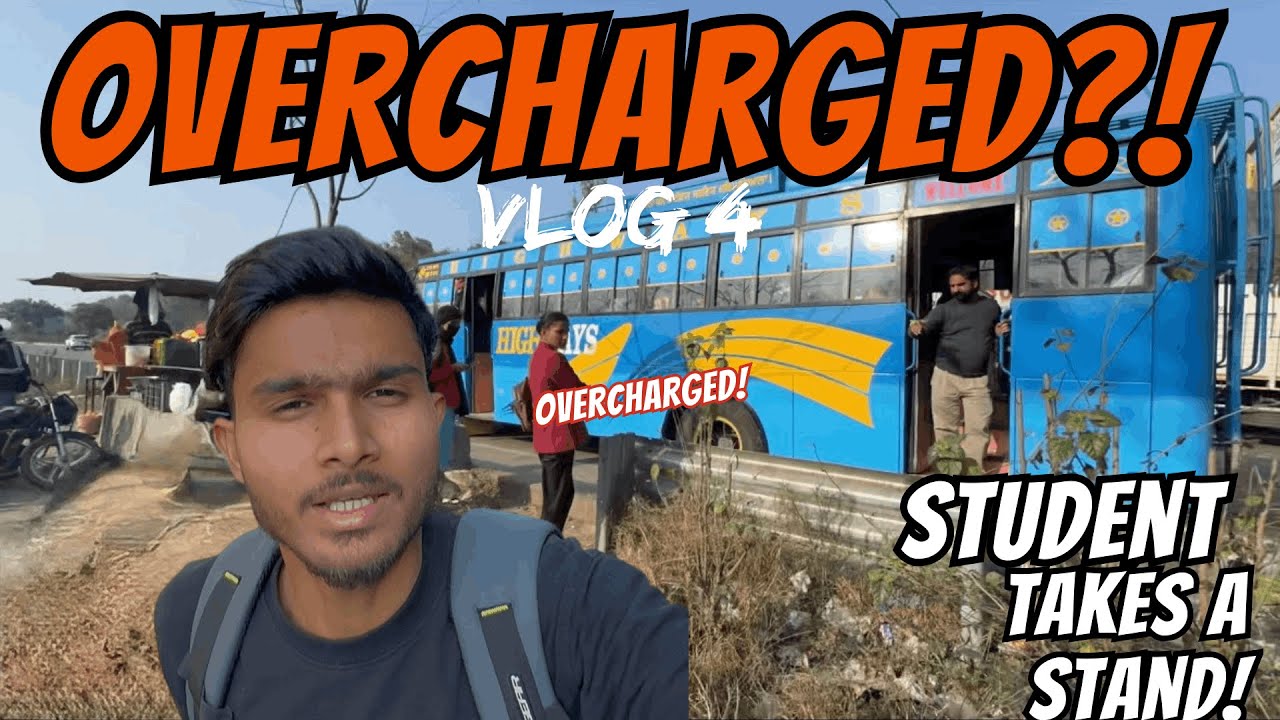 Aaj Bus Me Overcharged Aur Misbehave 😤😡 | Daily Vlog 4 | | Real College Life | Rohitvlogg24