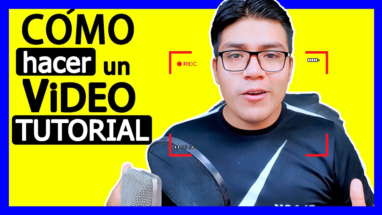 ⭐ C&oacute;mo HACER un V&Iacute;DEO Tutorial, Programas que USO para CREAR Tutoriales