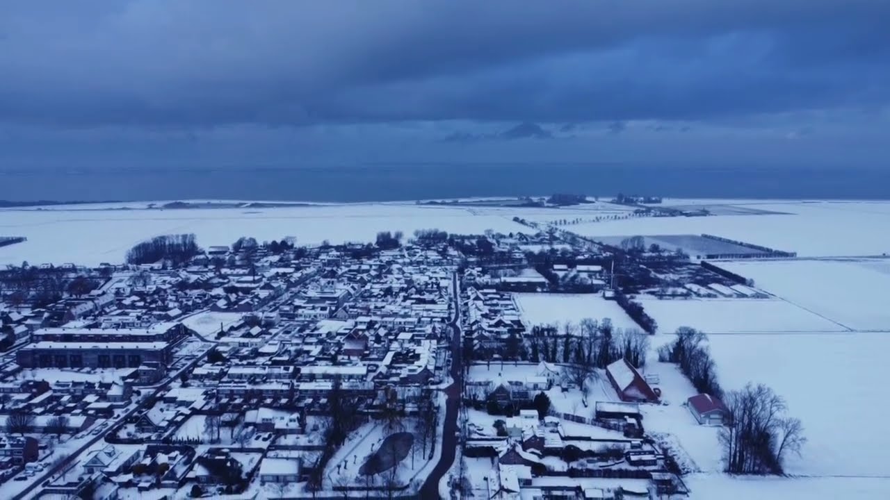 Even hier — winter boven Wissenkerke