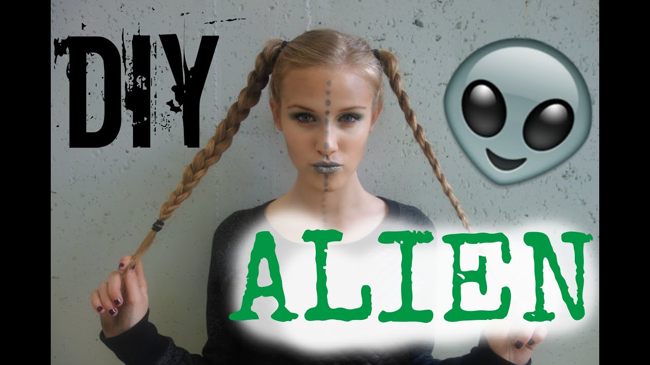 DIY Alien Costume: Hair, Makeup, & Outfit!