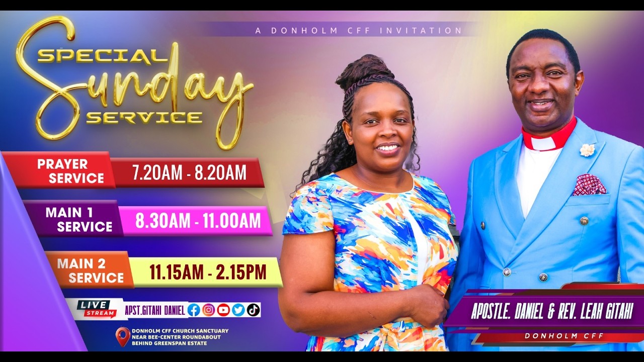HARDSHIPS || APOSTLE GITAHI DANIEL || SUNDAY SERVICE - MAIN ONE  || DONHOLM CFF || FEB 22ND 2026.