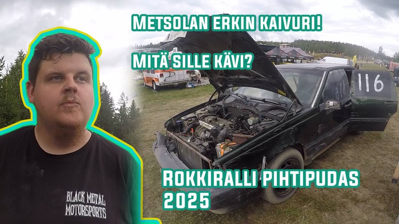 Metsolan Erkin kaivuri - Rokkiralli 2025 - Pihtipudas