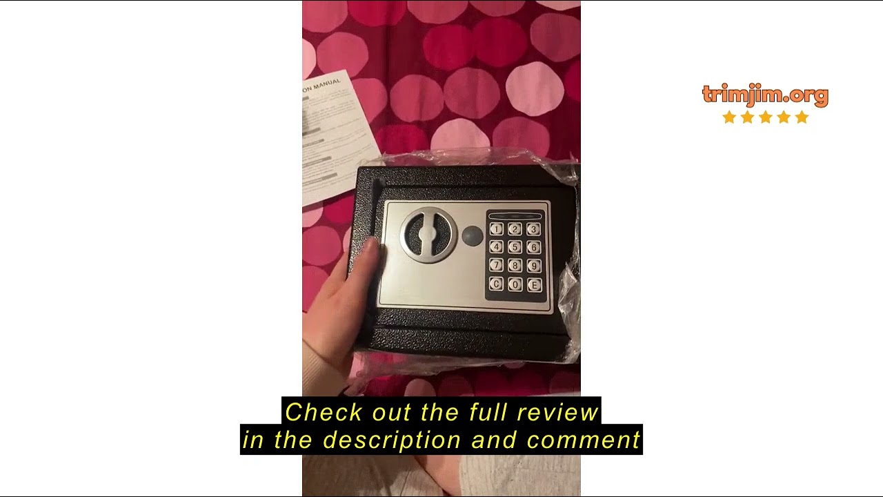 Review CDC DIGI Digital Electronic Money Safe, Steel Security Lock Box with Keypad, Office Hotel Bus