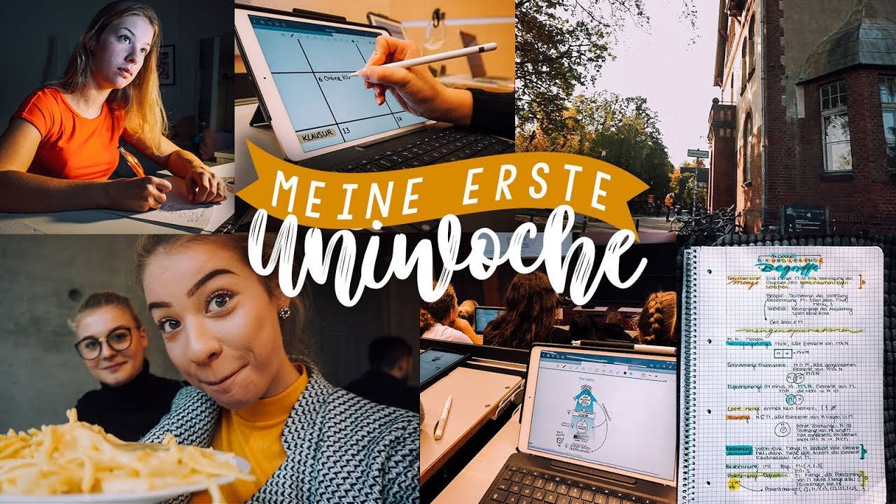 VLOG ERSTE UNIWOCHE - Vorlesungen, Mensa, Studentenparty // JustSayEleanor (BWL, Uni Potsdam)