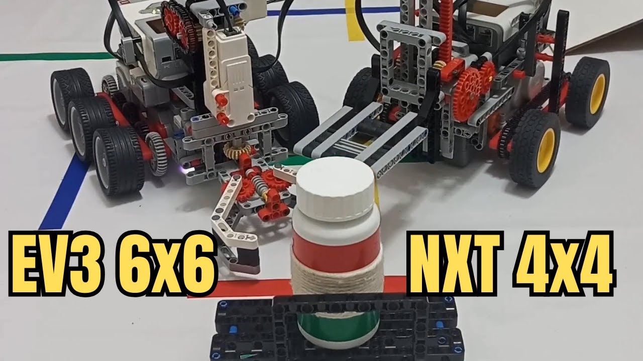 EV3 6x6 & NXT 4x4 Forklift – EPIC Robot Mission! 🤖