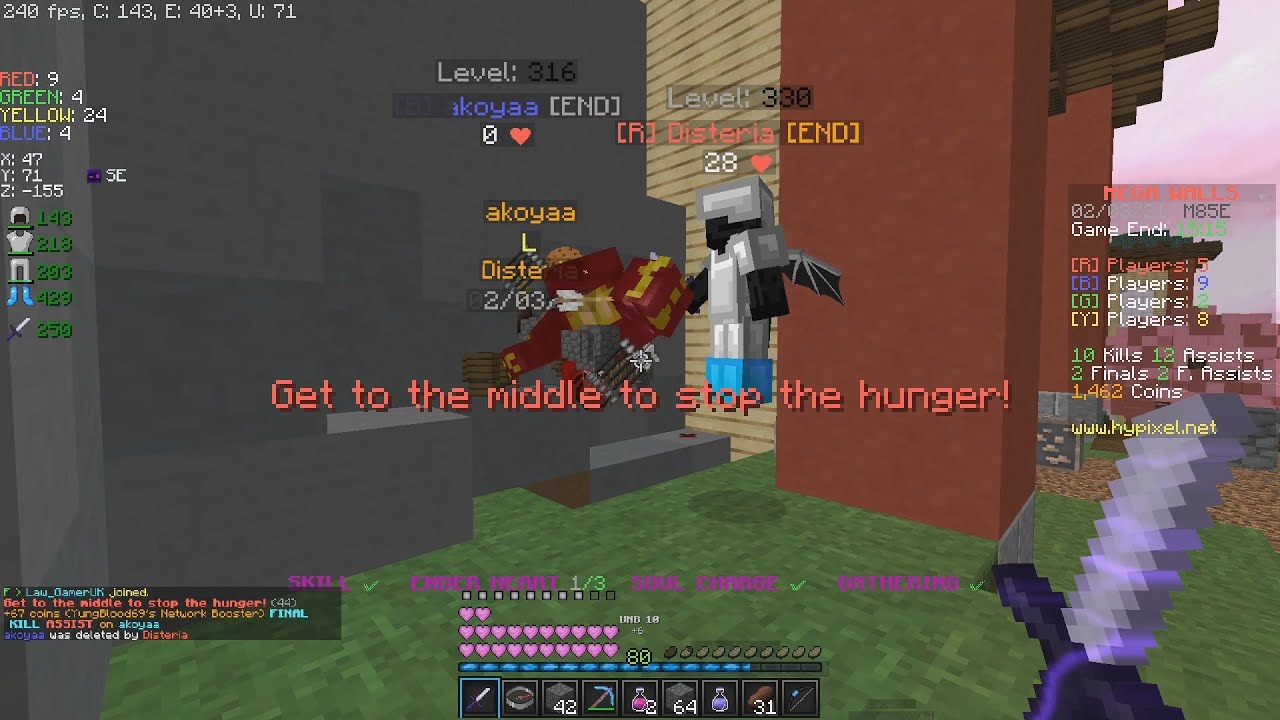 SPAIN ELIMINATES SOME HOSTILE CHEATERS | Mega Walls Hypixel #4