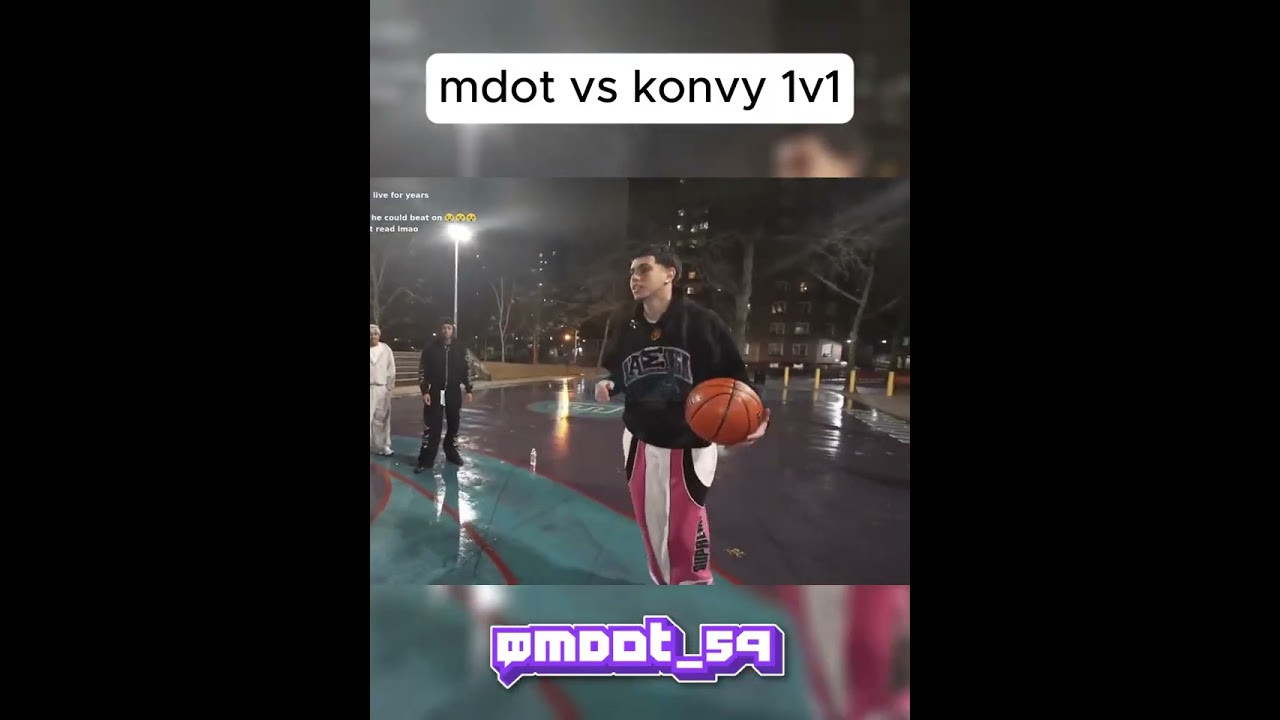 Mdot 59 vs Konvy 1v1 Basketball