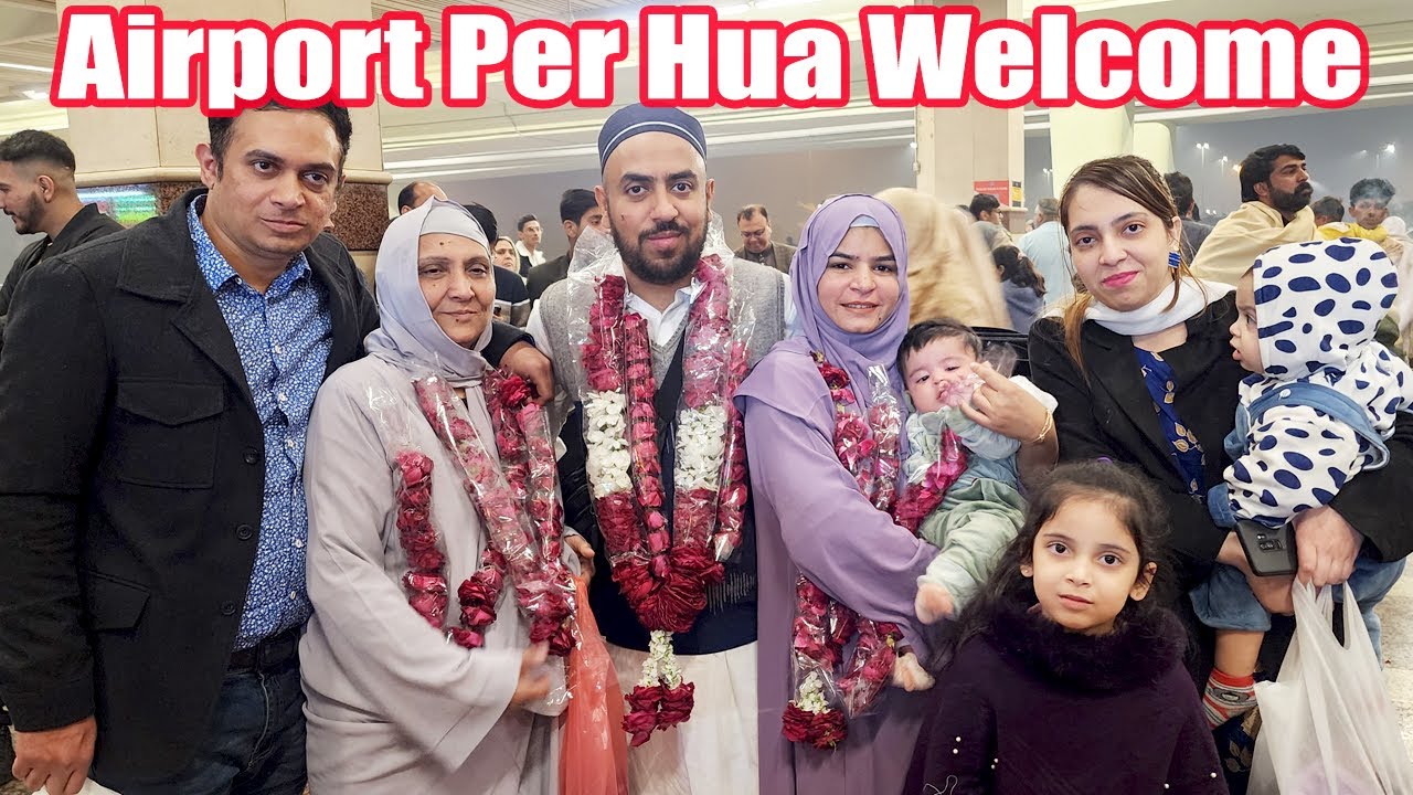 Airport Per Kis Kis Ne Welcome Kia?✋ | Ghar a Ke Sara Saman Khol Diya🤗