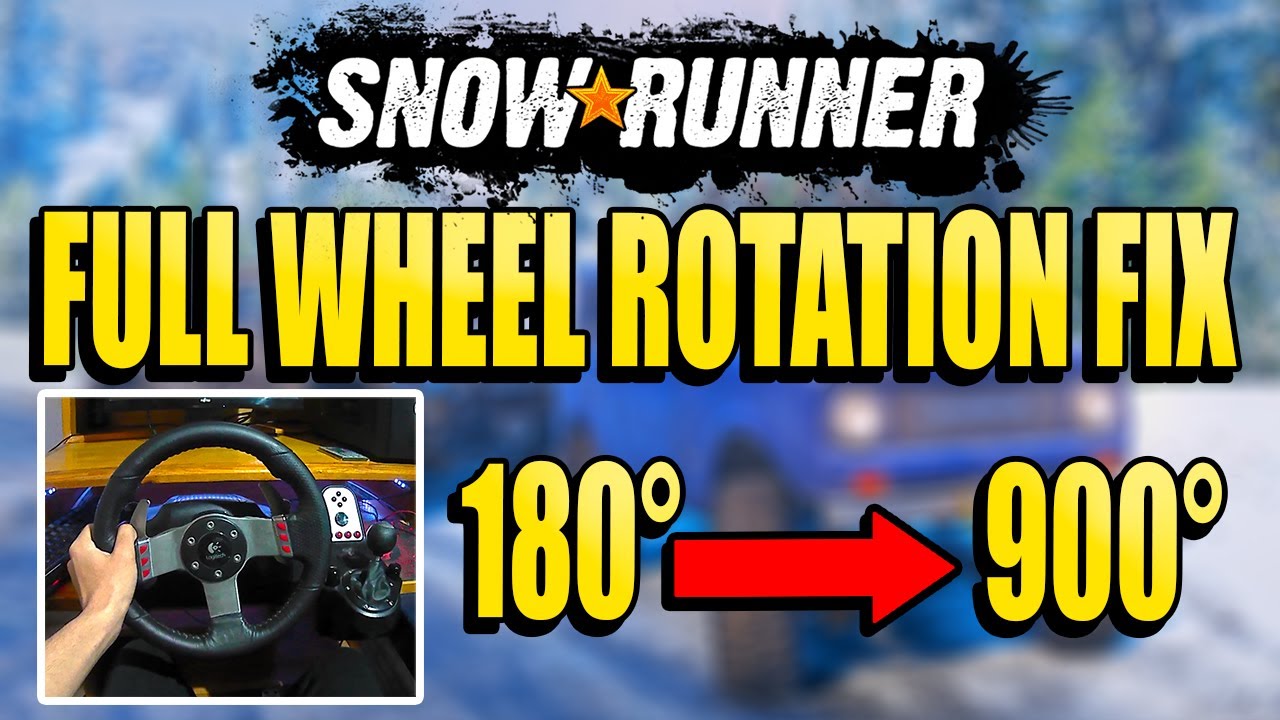 SnowRunner FULL WHEEL ROTAION FIX! |  FROM 180&deg; to 900&deg; OF ROTATION! | FOR NONE SUPPORTED WHEELS!