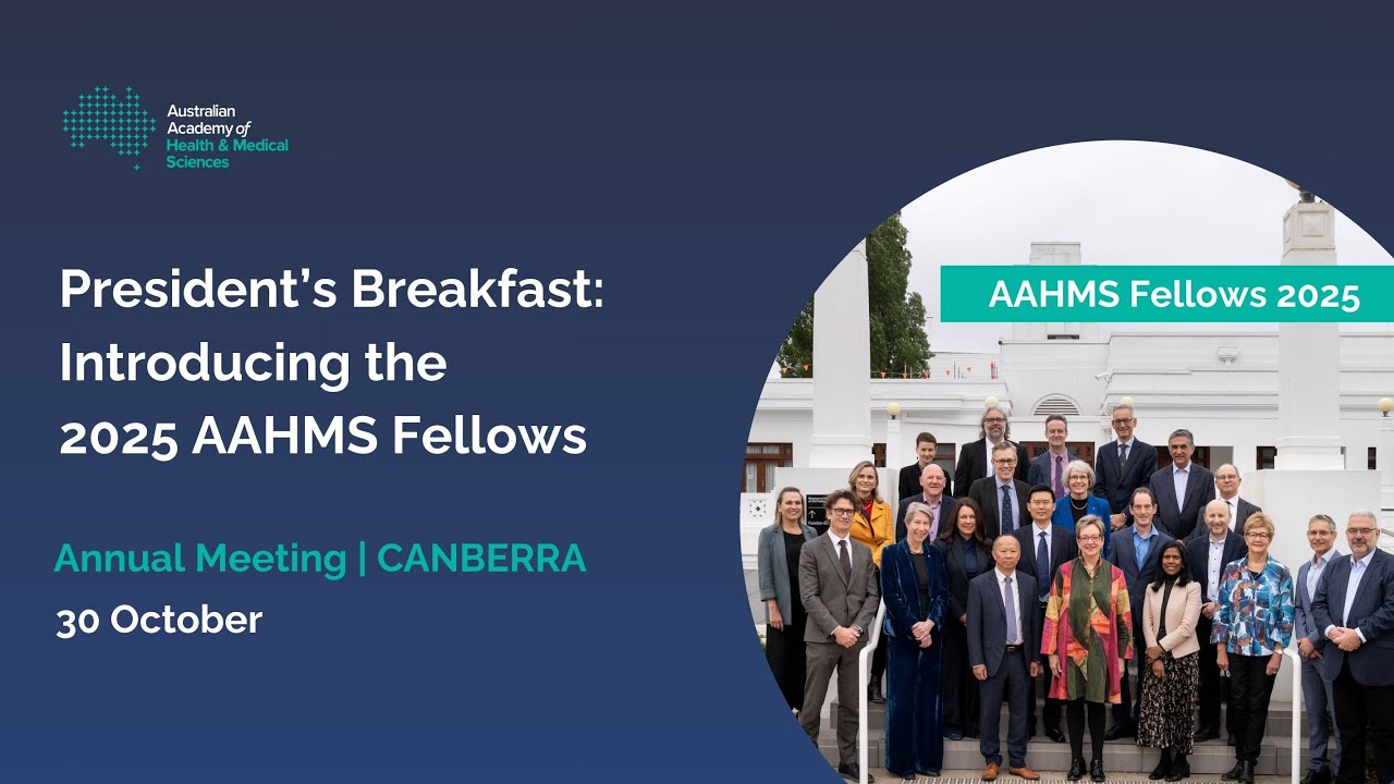 President’s Breakfast: Introducing our AAHMS Fellows 2025