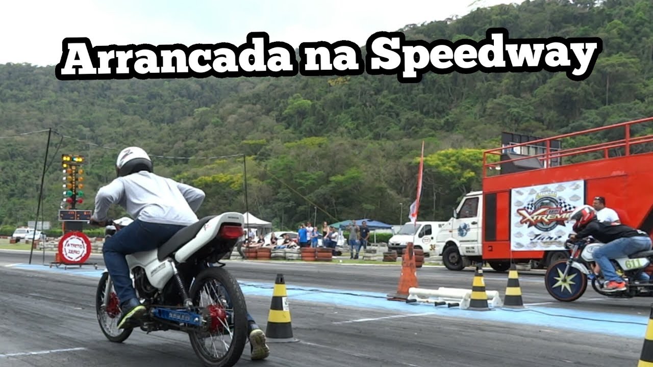 CG 99 PREPARADA DE ARRANCADA, ARRANCANDO NA SPEEDWAY - MotoFilmador999