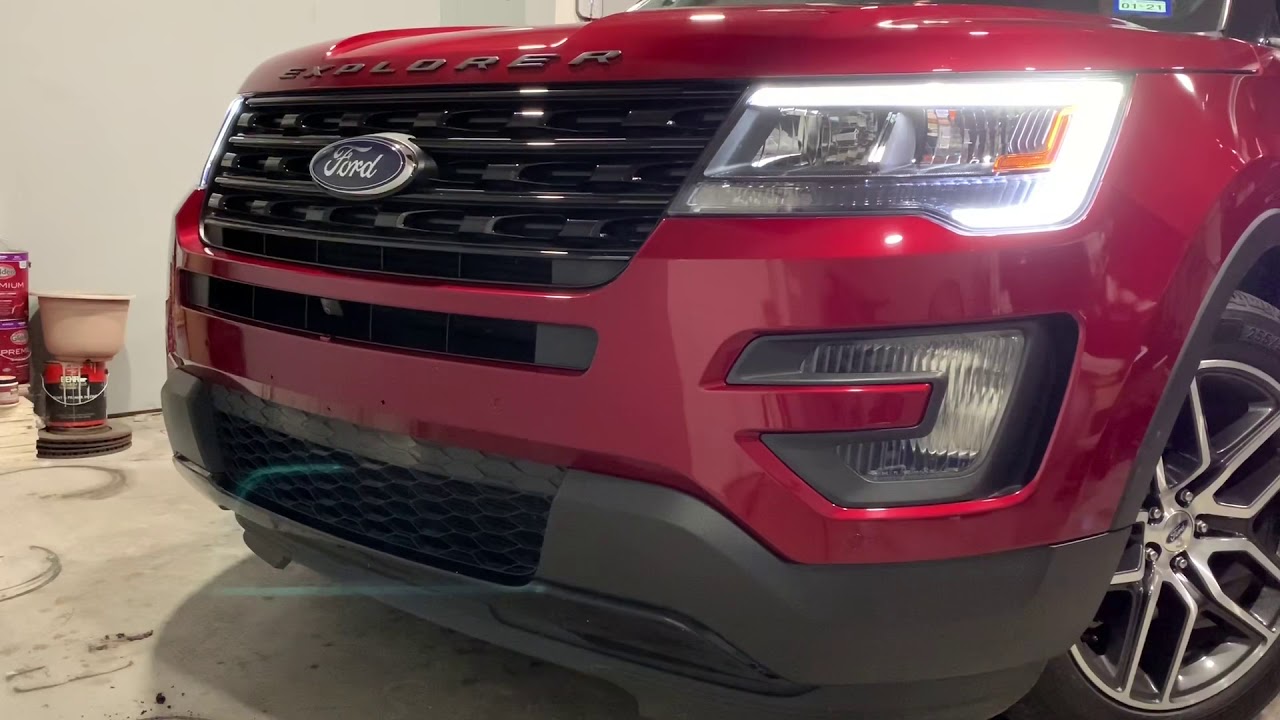 2016 Ford Explorer led fog light install.