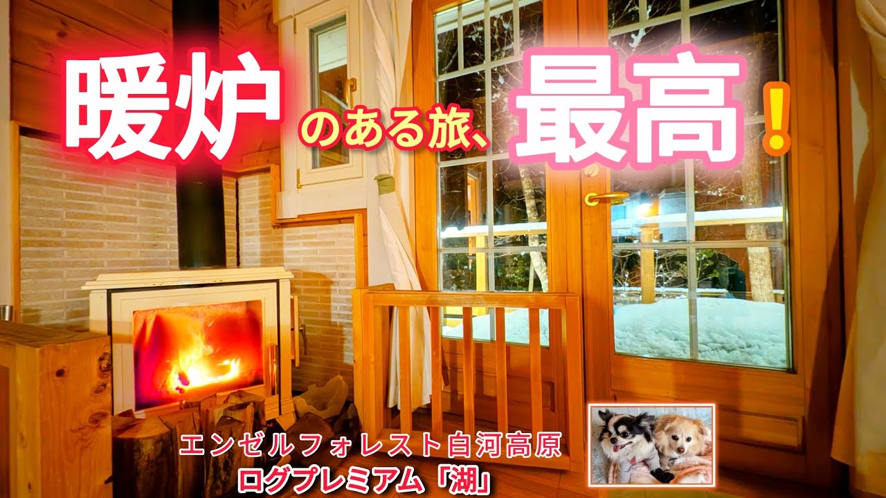 犬と泊まれる！✨ 雪見露天×暖炉のログハウス旅♨️❄️