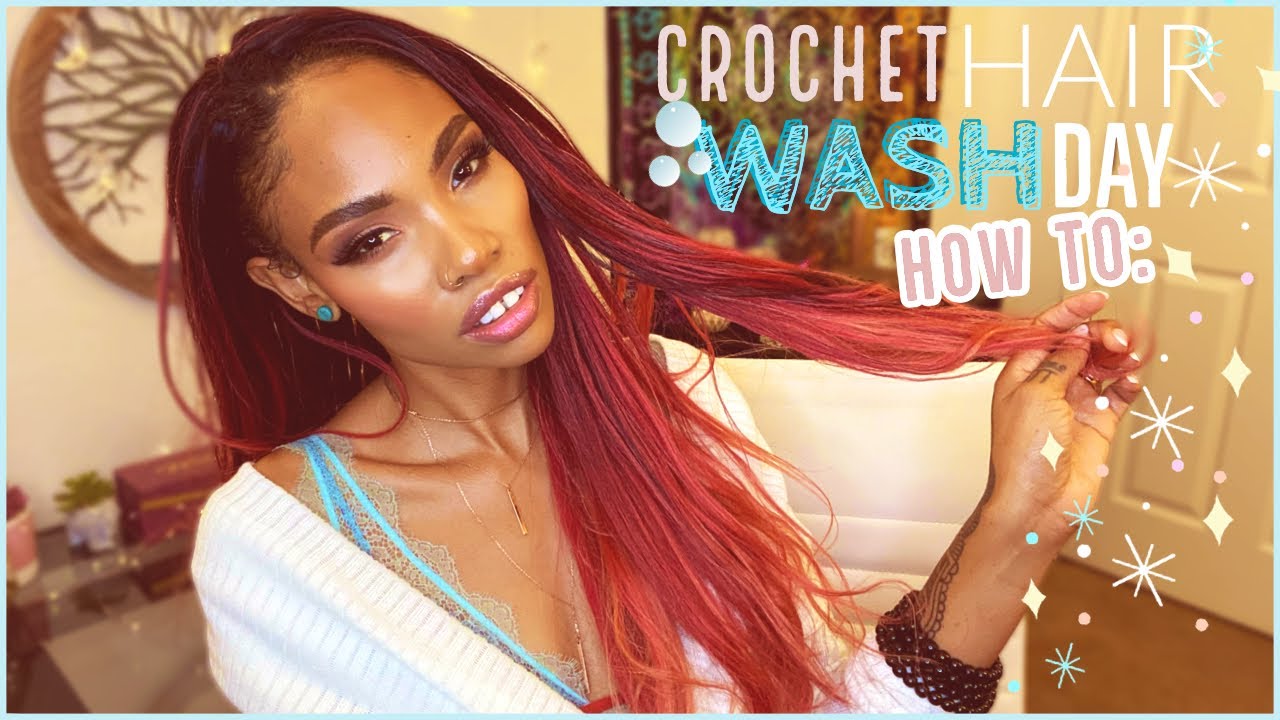 How To: Wash Day! 🚿 with Straight Crochet CATFACE Hair |✌🏽Chit-Chat + Tips on Protecting at Nite🌙