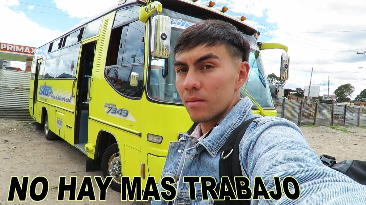 Así es ser conductor de buseta en BOGOTA, DIFICIL Y A PUNTO DE DESAPARECER