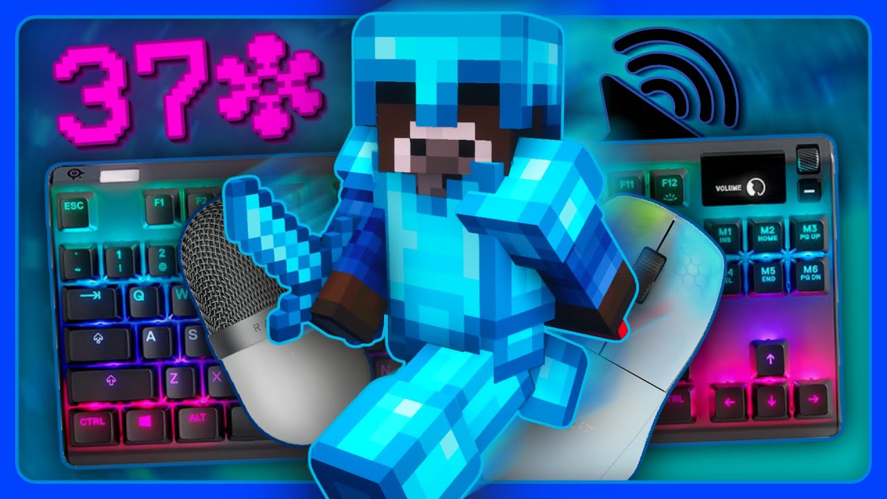 Keyboard + Mouse Sounds ASMR | Hypixel Skywars