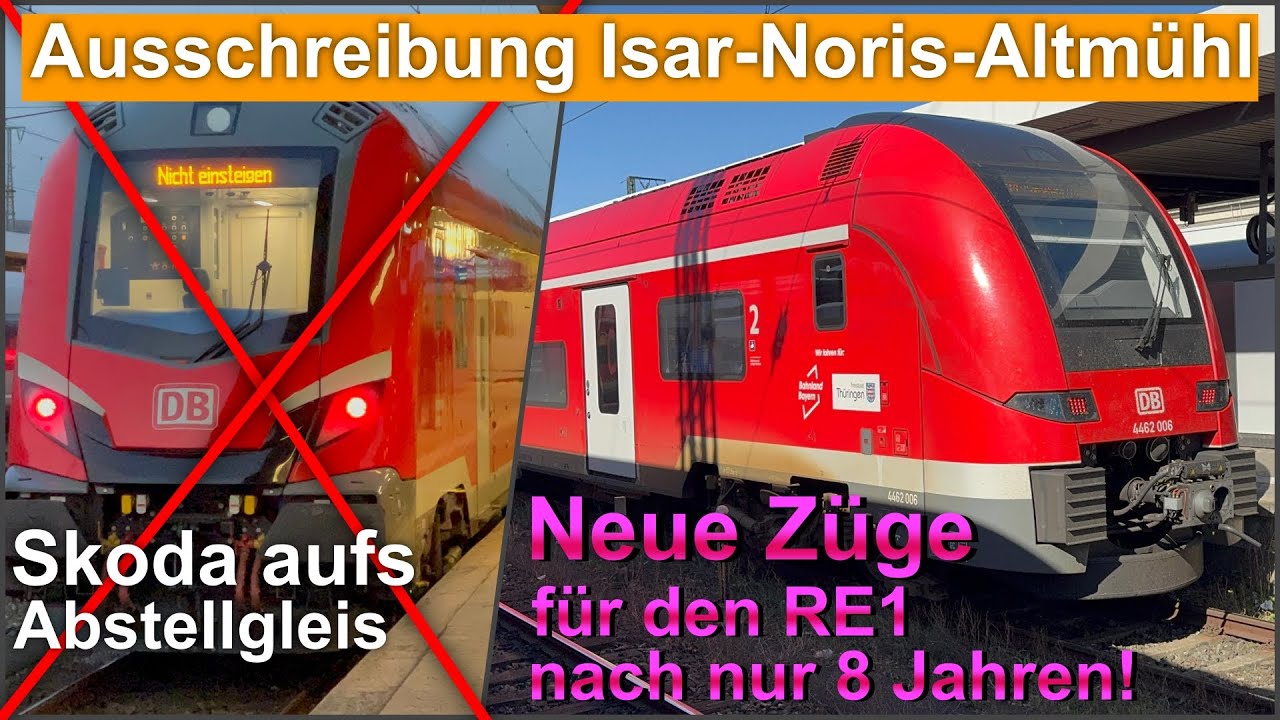 Ausschreibung Bahnnetz Isar-Noris-Altmühl | Desiro HC & Stundentakt beim München-Nürnberg Express
