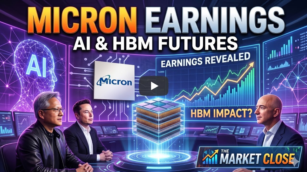 The Market Close: Micron Earnings, Tech Selling Off Into The Print