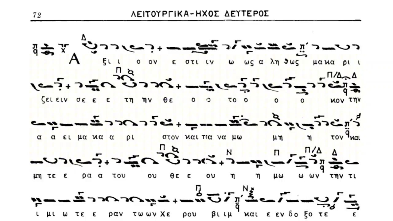 Άξιον Εστίν Χρ. Θεοδοσόπουλου, Ήχος Β΄ (Δευτερόπρωτος)