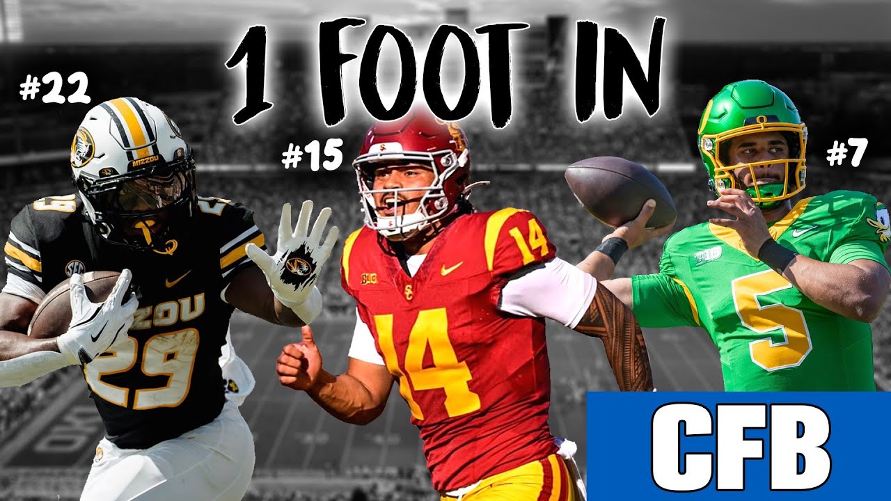 IS THERE COLLEGE FOOTBALL PLAYOFF ELIMINATION GAMES IN WEEK 13! | 1 FOOT IN (CFB) #cfb