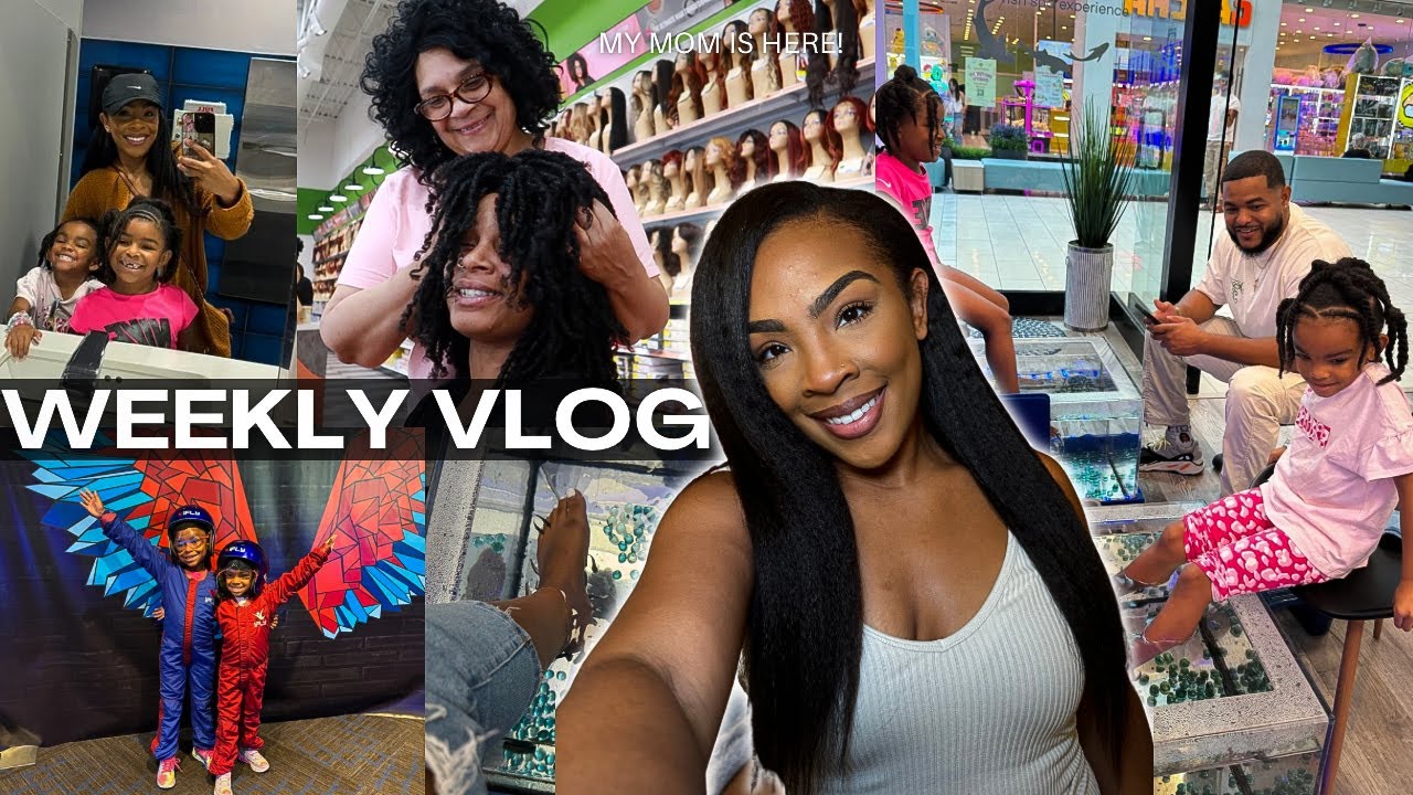 vlog | my parents visiting + trip to Orlando! | Shopping with my mom, sky diving, new experiences