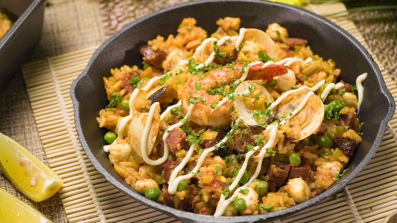 Easy Homemade CROCKPOT SEAFOOD PAELLA | Recipes.net