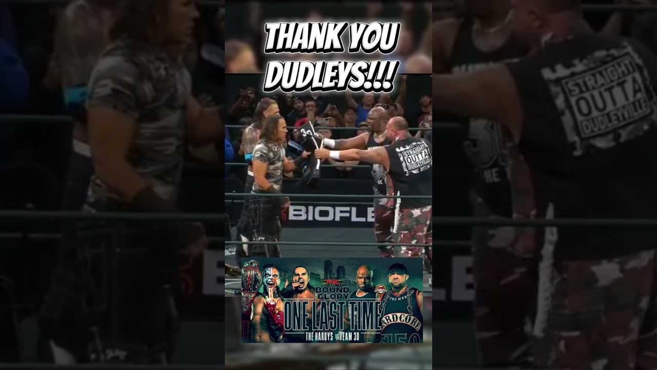 The Dudleys - Team 3D RETIRE to the Hardy Boyz - TNA Bound for Glory #tna #wwe #shorts