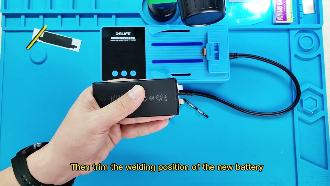 RELIFE DIGITAL DISPLAY BATTERY SPOT WELDING MACHINE RL-936WE Operation