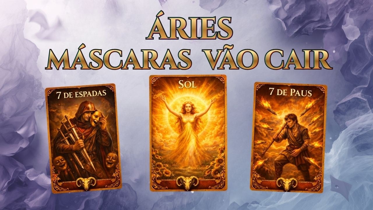 ÁRIES ♈ AS MÁSCARAS VÃO CAIR — SUA INTUIÇÃO ESTAVA CERTA