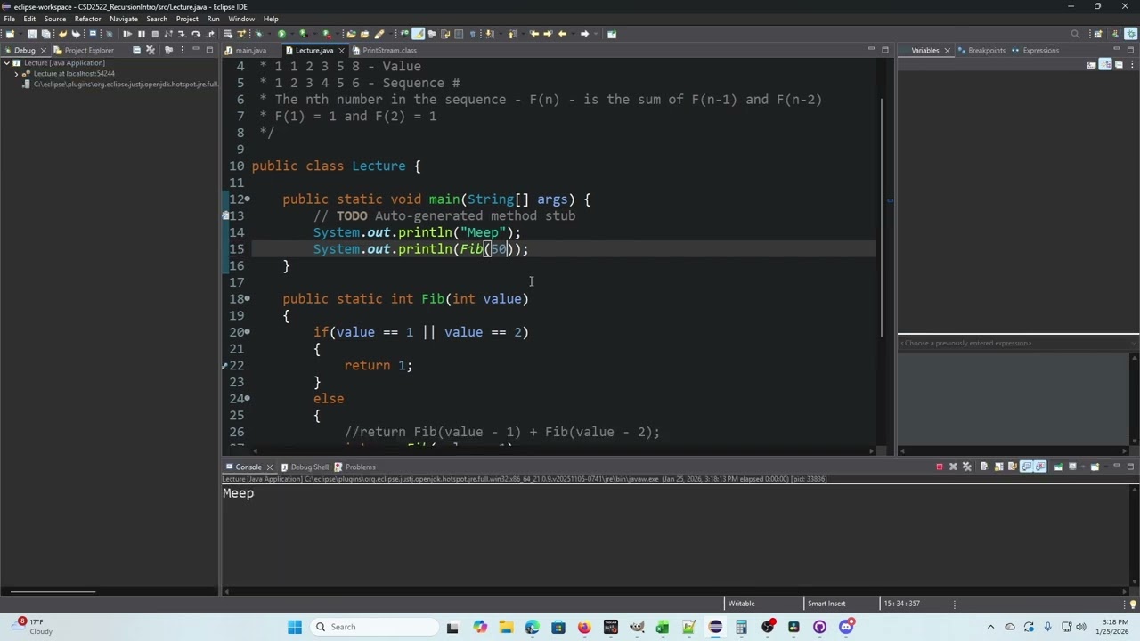 Java - Introduction to Recursion