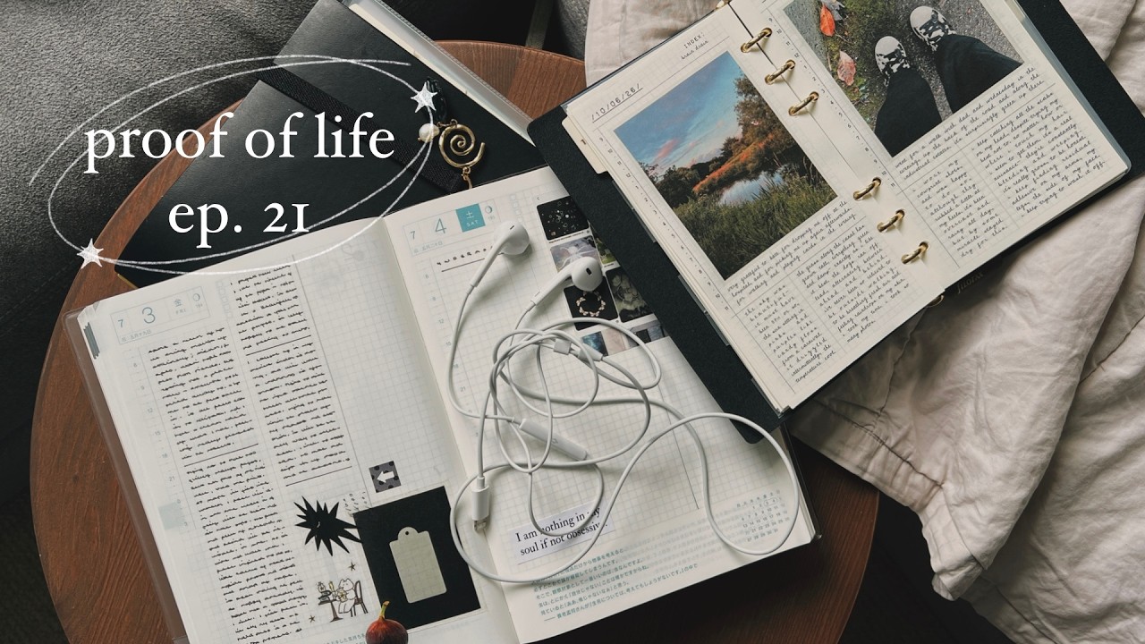 proof of life | ep. 21 ✸ june in my ring binder, undermoss commonplace, hobonichi cousin avec?